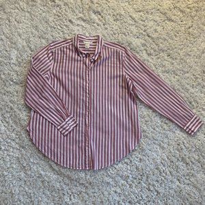 Striped Pink Button Down Shirt